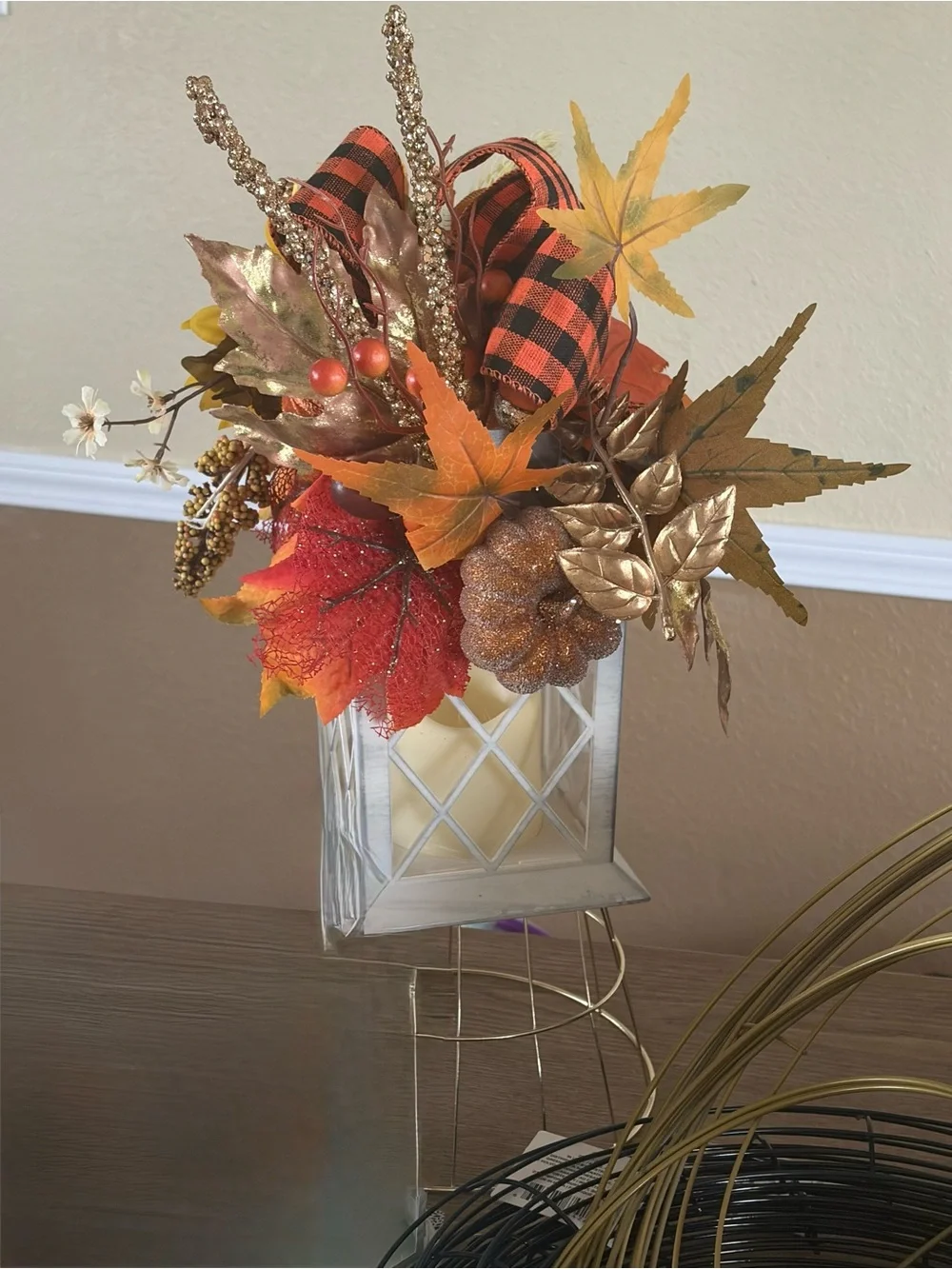 Assorted Artificial Flower Bundle - Multi-Color Decorative Arrangement